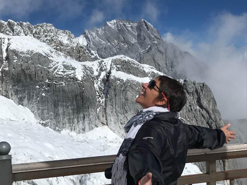 Mylène en Inde