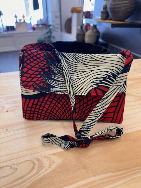 pochette horizontale plumes