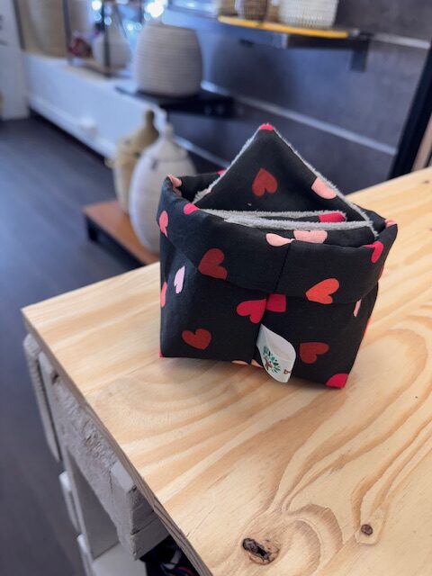 panier lingettes coeur